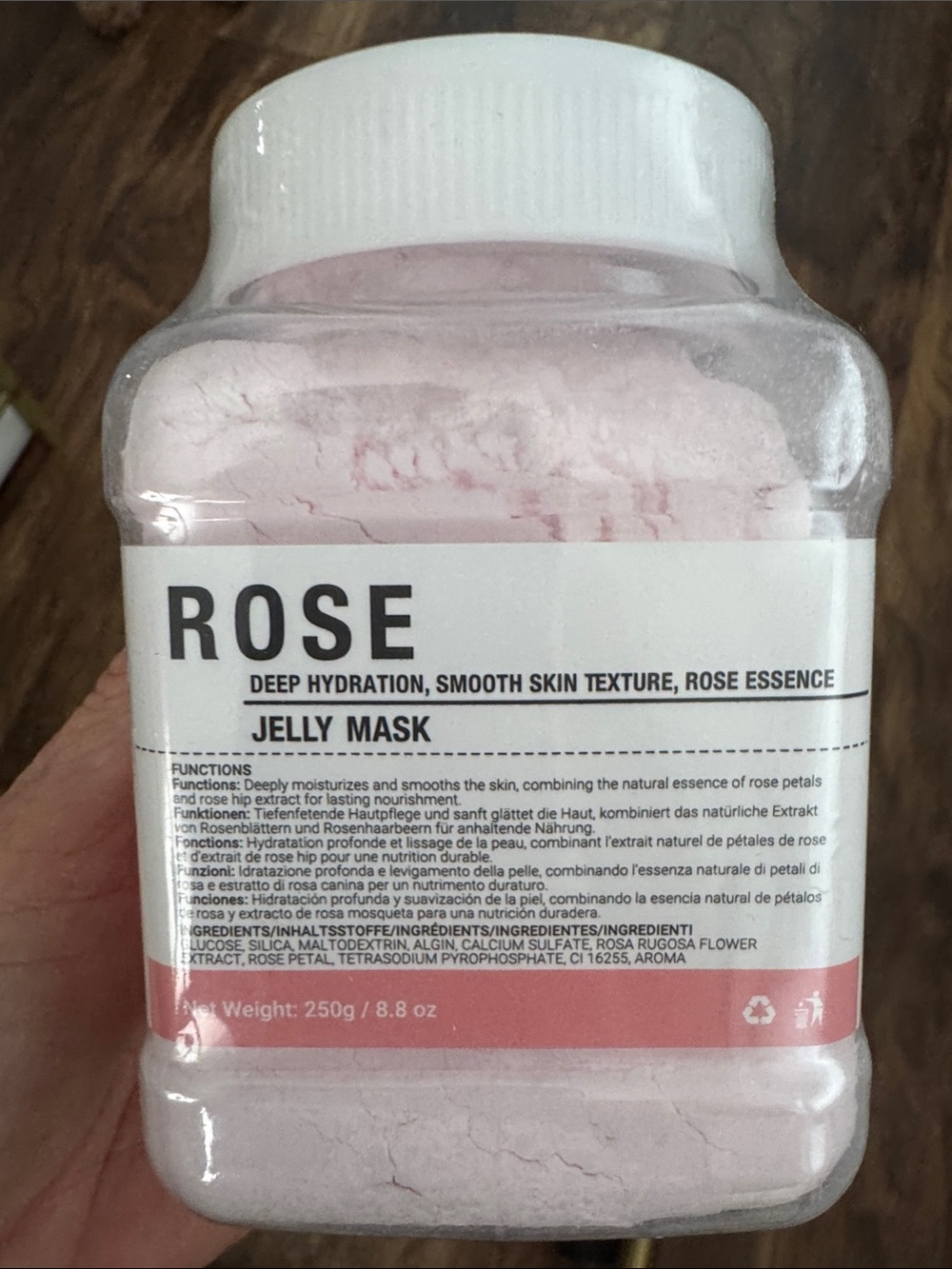 Rose Jelly Mask. Deep Hydration